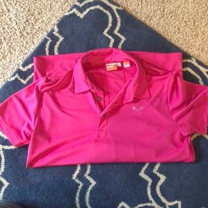 Men’s M Puma golf shirt